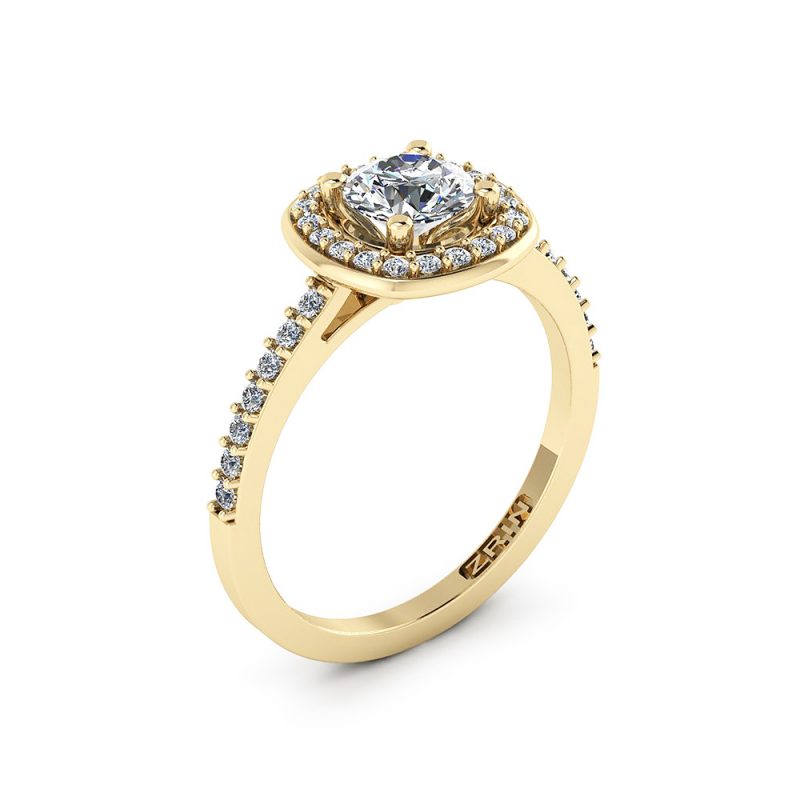 Zaručnički prsten ZRIN model 099 Žuto zlato