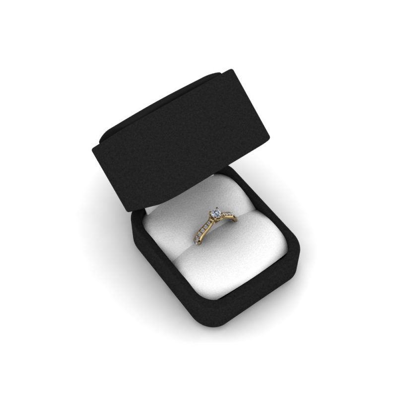 Zaručnički prsten ZRIN model 277-2 Žuto zlato