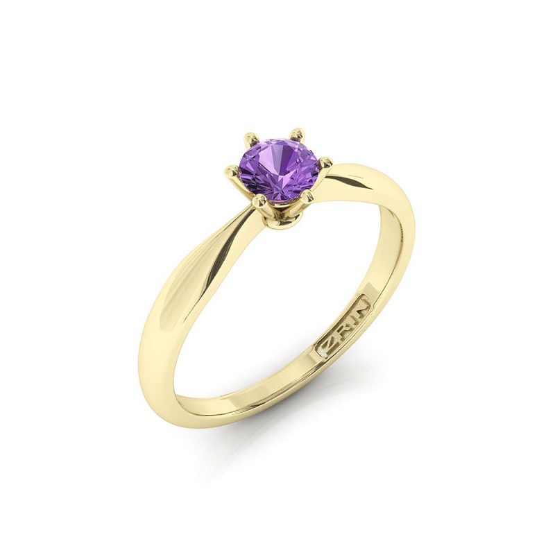 Zaručnički prsten ZRIN model 637 Žuto zlato