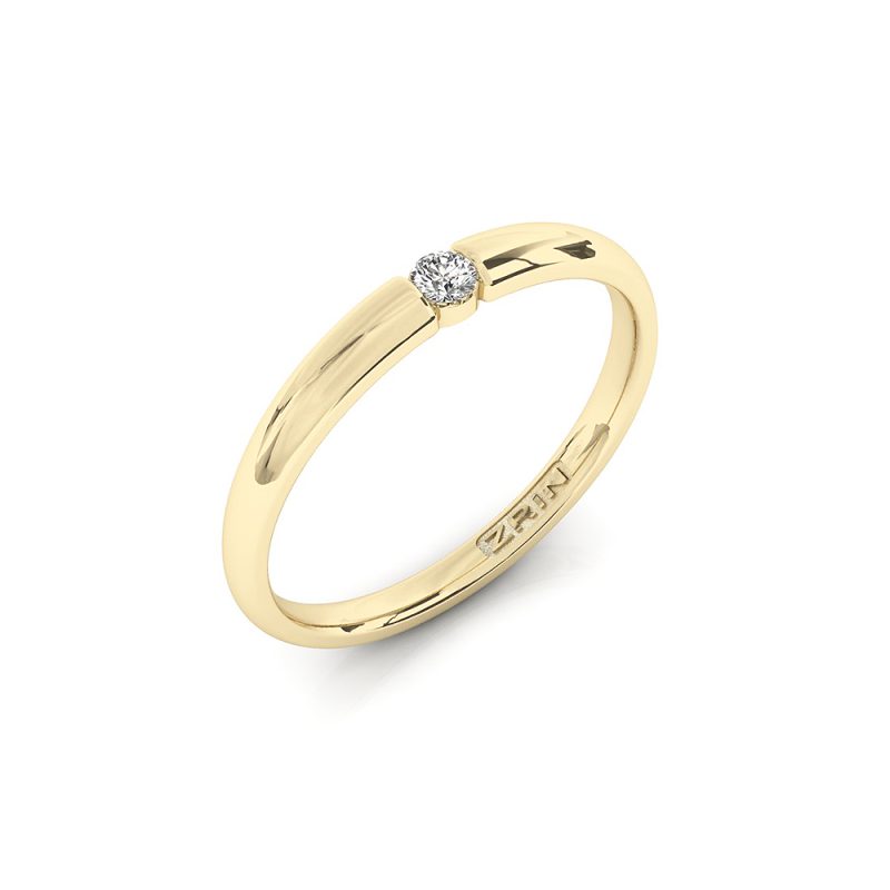 Zaručnički prsten ZRIN model 703-1 Žuto zlato