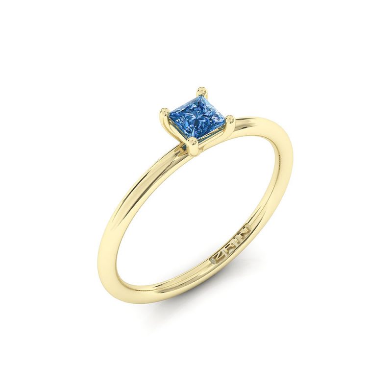 Zaručnički prsten ZRIN model 704 Žuto zlato