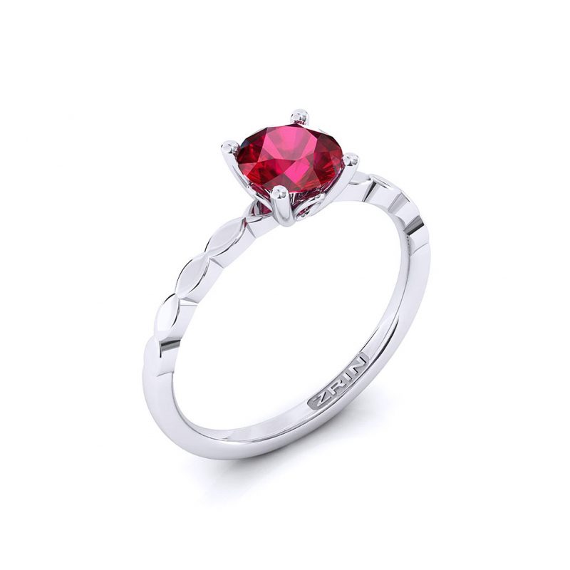 Zaručnički prsten ZRIN model 712-1 Bijelo zlato
